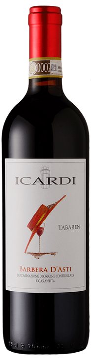 Rótulo Icardi Tabaren Barbera d'Asti