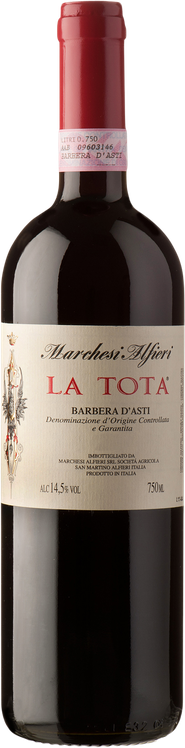 Rótulo Marchesi Alfieri La Tota Barbera D'Asti