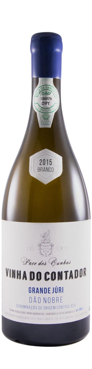 Rótulo Paço dos Cunhas Vinha do Contador Grande Júri Branco